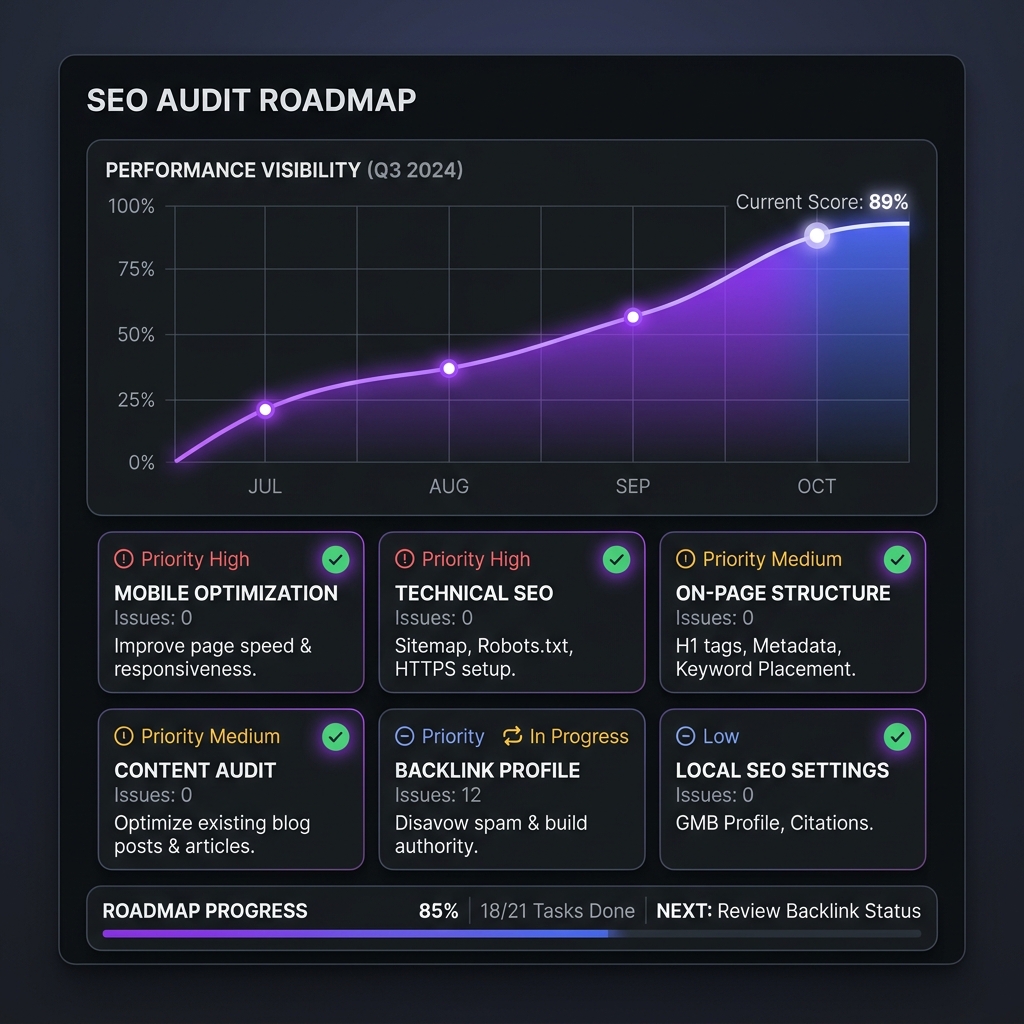 Audit Roadmap Progress